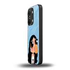bubbly blue back phone cover | glass case for oneplus nord 3