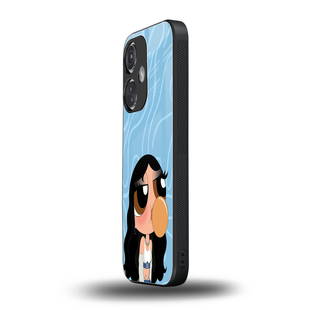 bubbly blue back phone cover | glass case for oneplus nord ce 3
