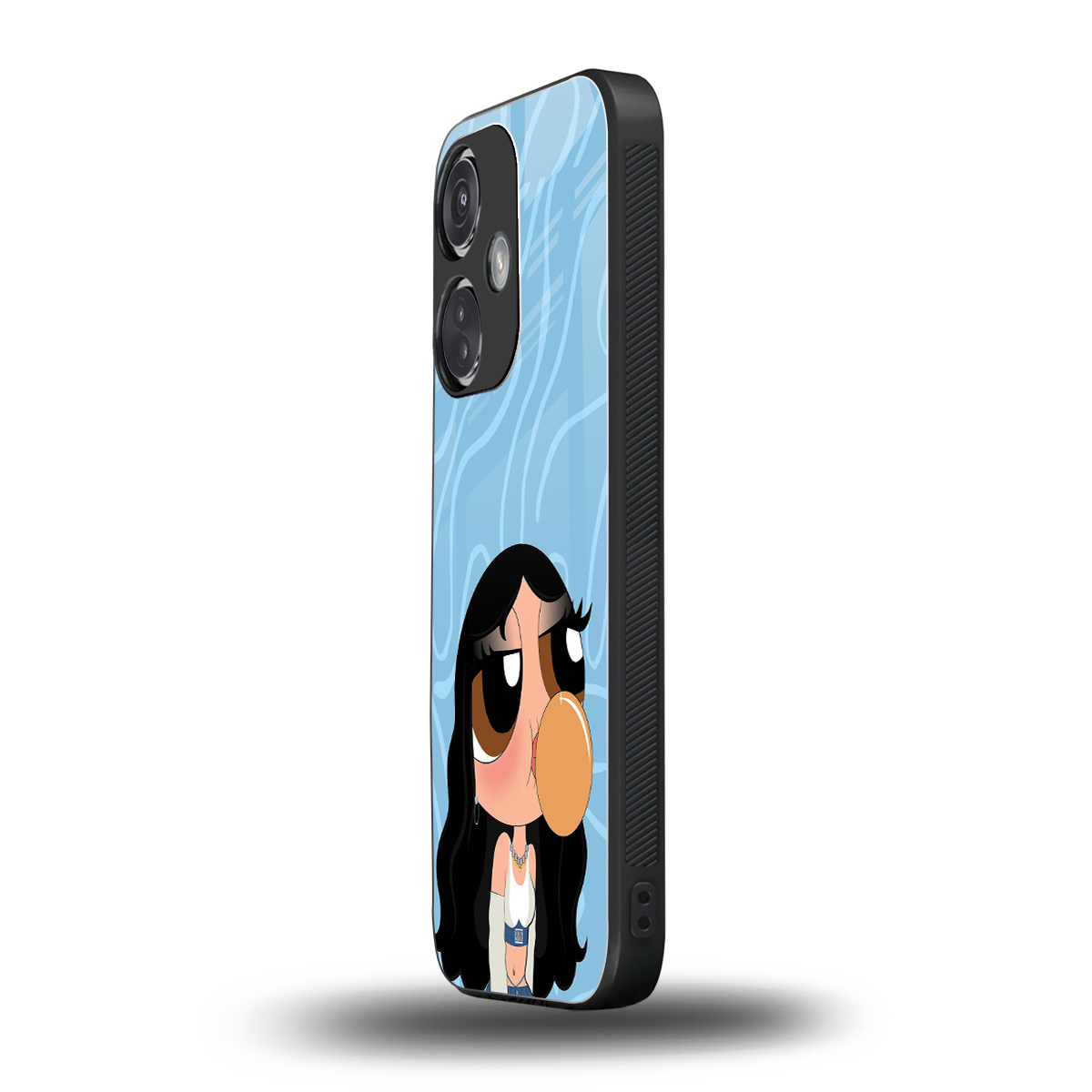 bubbly blue back phone cover | glass case for oneplus nord ce 3