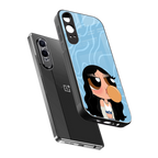 bubbly blue back phone cover | glass case for oneplus nord ce 4 lite