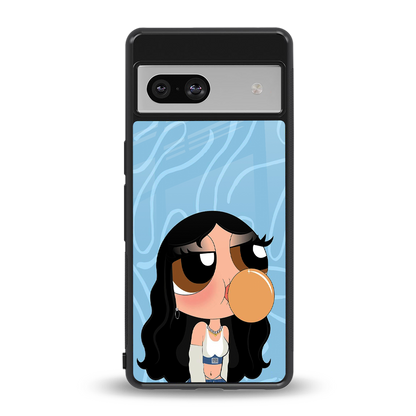 bubbly blue back phone cover | glass case for Google Pixel 7A