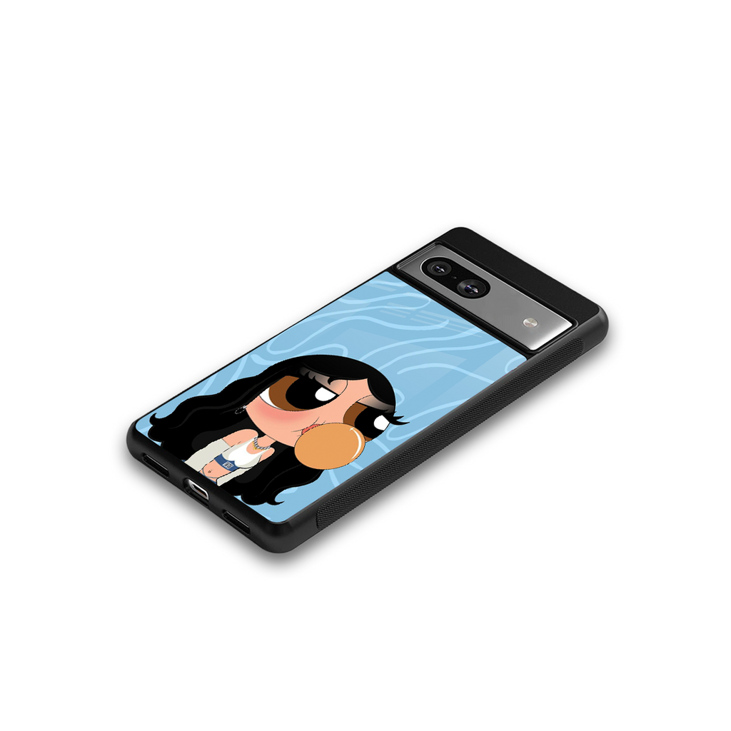 bubbly blue back phone cover | glass case for Google Pixel 7