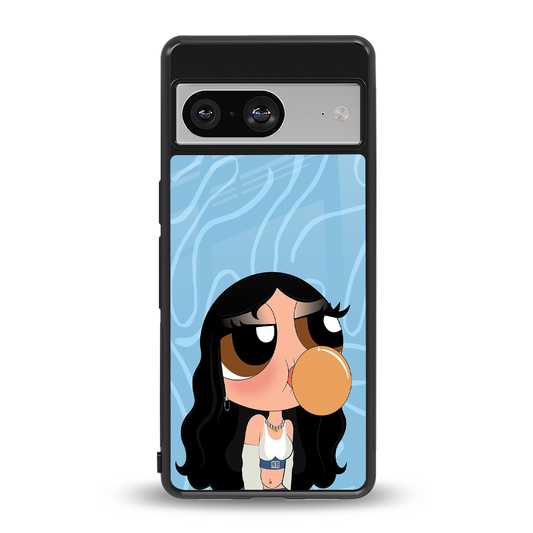 bubbly blue back phone cover | glass case for Google Pixel 8