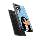 bubbly blue back phone cover | glass case for samsung galaxy s25 ultra