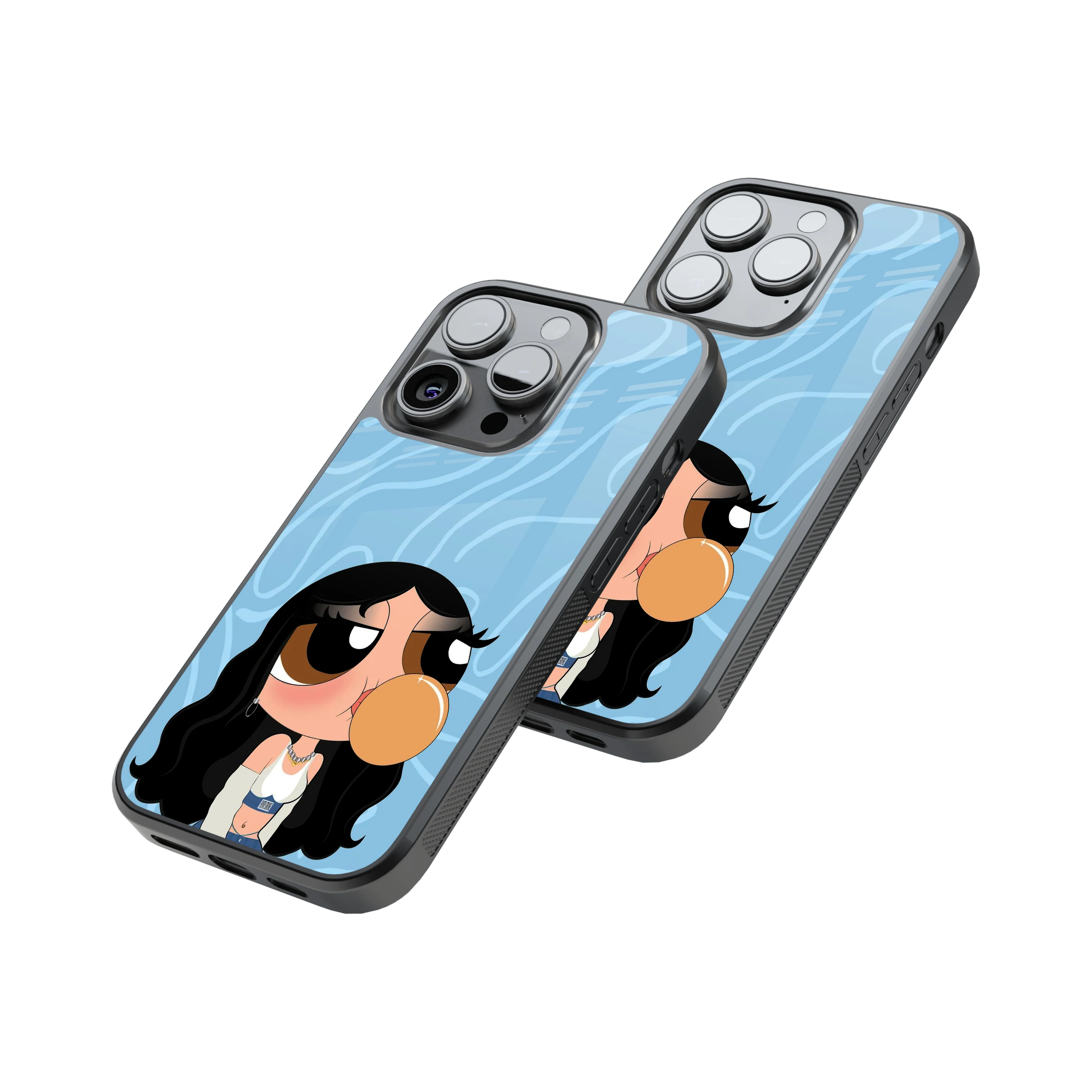 Protective Glass Back Phone Case Compatible with iPhone, Samsung, OnePlus, Pixel & More