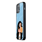 Slim Glass Back Phone Case for Multiple Brands – iPhone, Samsung, Redmi, OnePlus, Oppo, Vivo