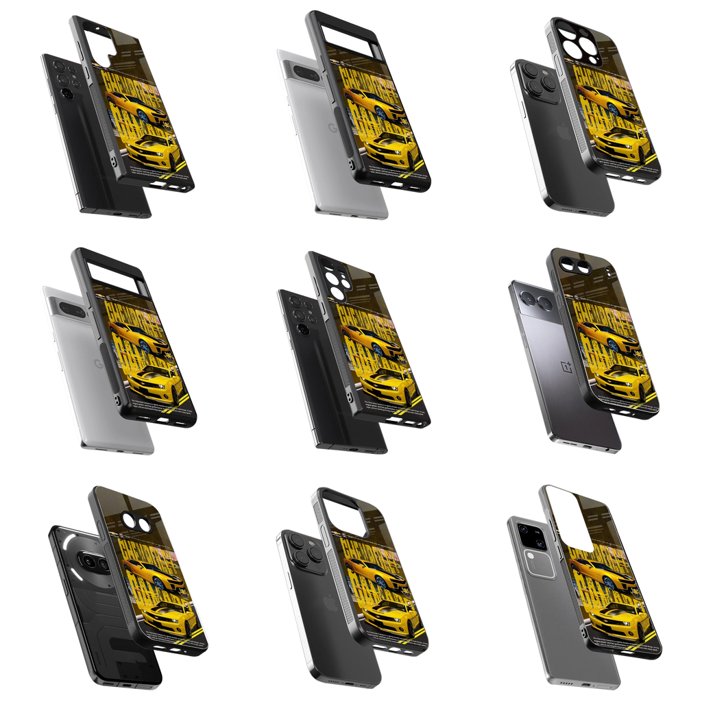 Durable Glass Back Mobile Case for iPhone, Samsung, OnePlus, Google Pixel, Redmi, Vivo, Oppo