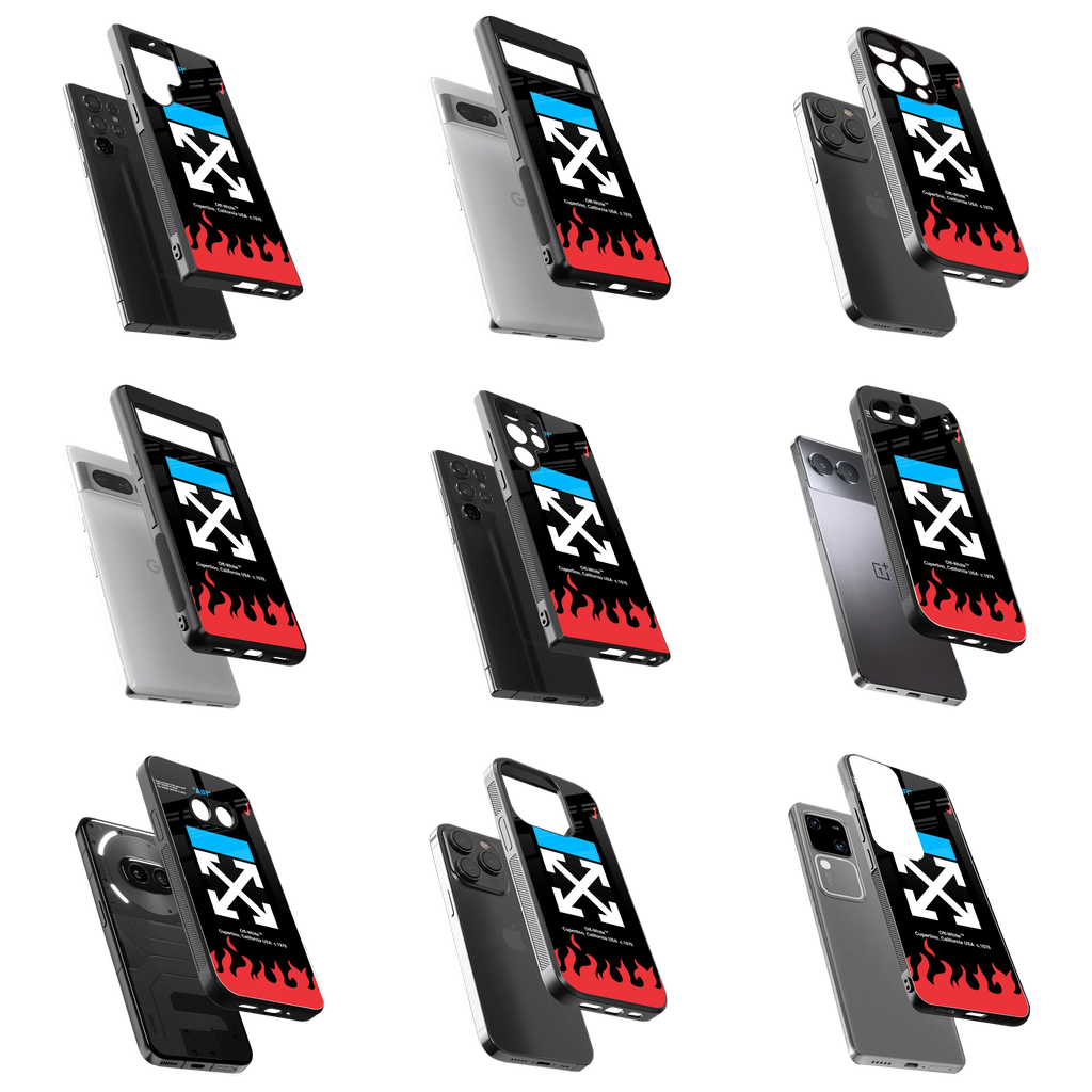 Durable Glass Back Mobile Case for iPhone, Samsung, OnePlus, Google Pixel, Redmi, Vivo, Oppo