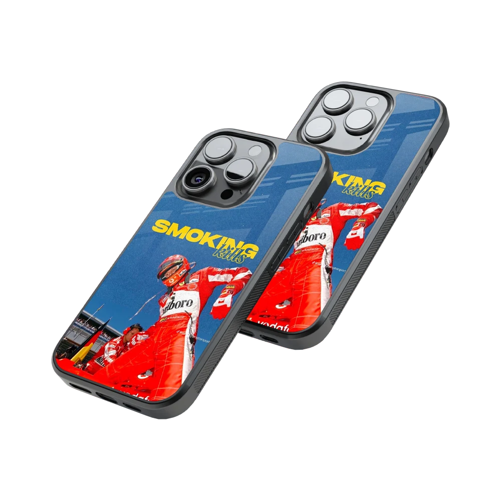 Protective Glass Back Phone Case Compatible with iPhone, Samsung, OnePlus, Pixel & More