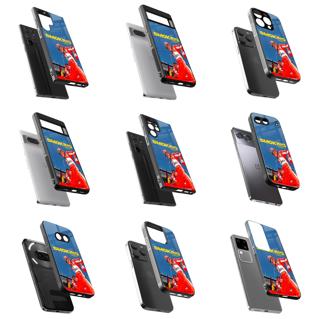 Durable Glass Back Mobile Case for iPhone, Samsung, OnePlus, Google Pixel, Redmi, Vivo, Oppo