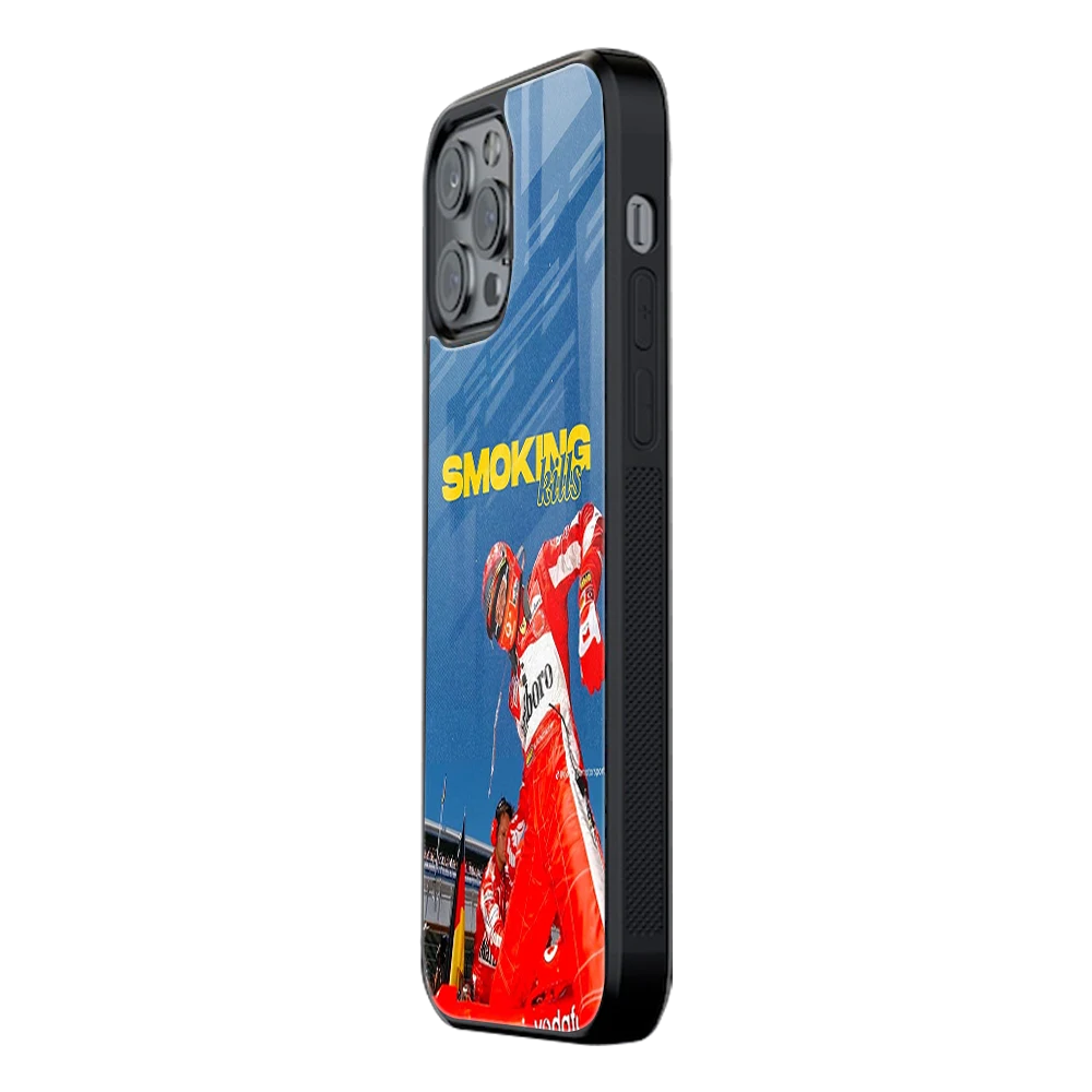 Slim Glass Back Phone Case for Multiple Brands iPhone, Samsung, Redmi, OnePlus, Oppo, Vivo