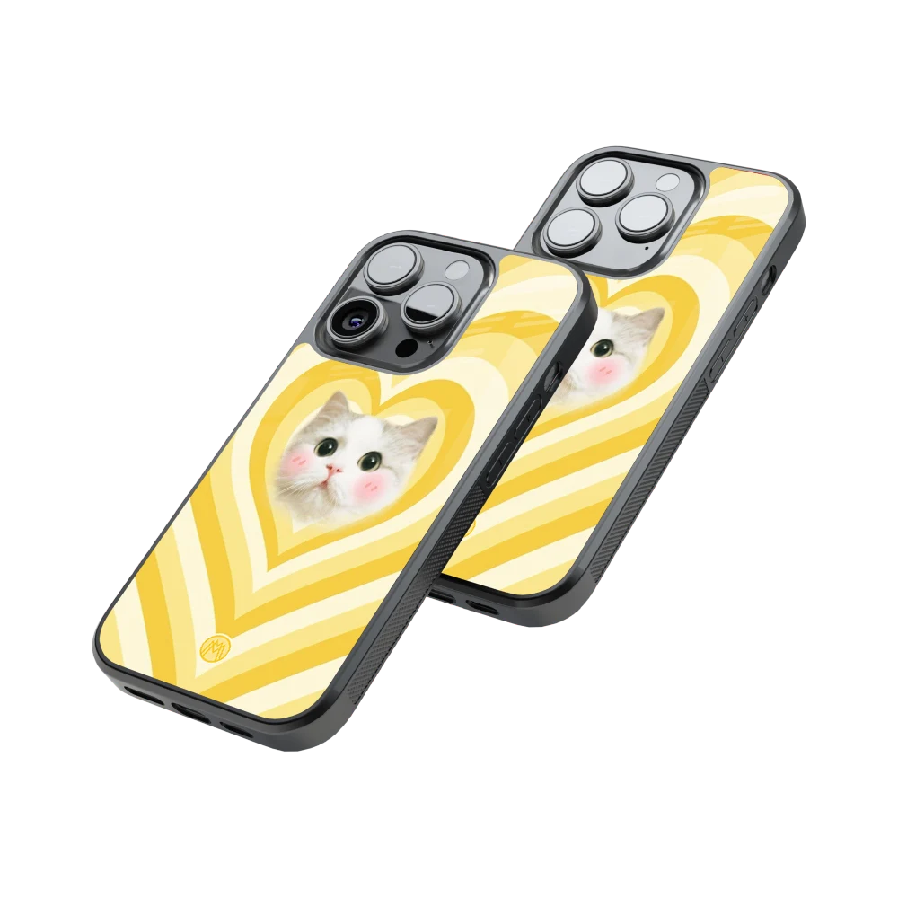 Protective Glass Back Phone Case Compatible with iPhone, Samsung, OnePlus, Pixel & More