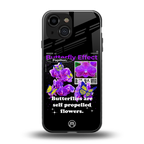 butterfly effect back phone cover | glass case for iphone 13 mini