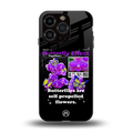 butterfly effect back phone cover | glass case for iphone 13 pro