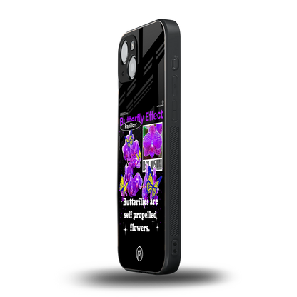 butterfly effect back phone cover | glass case for iphone 14