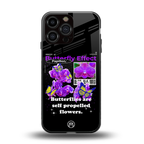 butterfly effect back phone cover | glass case for iphone 16 pro max