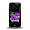 butterfly effect back phone cover | glass case for iphone 16 pro