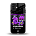 butterfly effect back phone cover | glass case for iphone 16