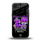 butterfly effect back phone cover | glass case for iphone 16e
