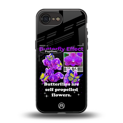 butterfly effect back phone cover | glass case for iphone 16e