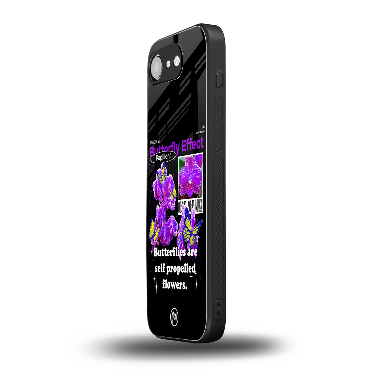 butterfly effect back phone cover | glass case for iphone 16e
