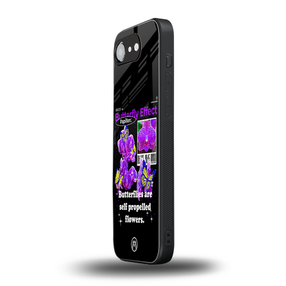 butterfly effect back phone cover | glass case for iphone 16e
