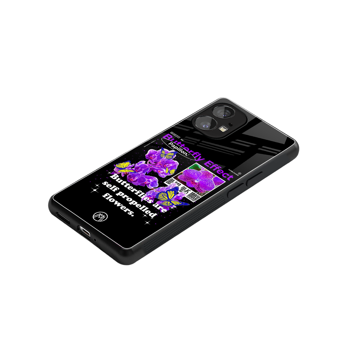 butterfly effect back phone cover | glass case for nothing phone 1