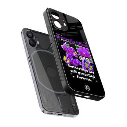 butterfly effect back phone cover | glass case for nothing phone 2