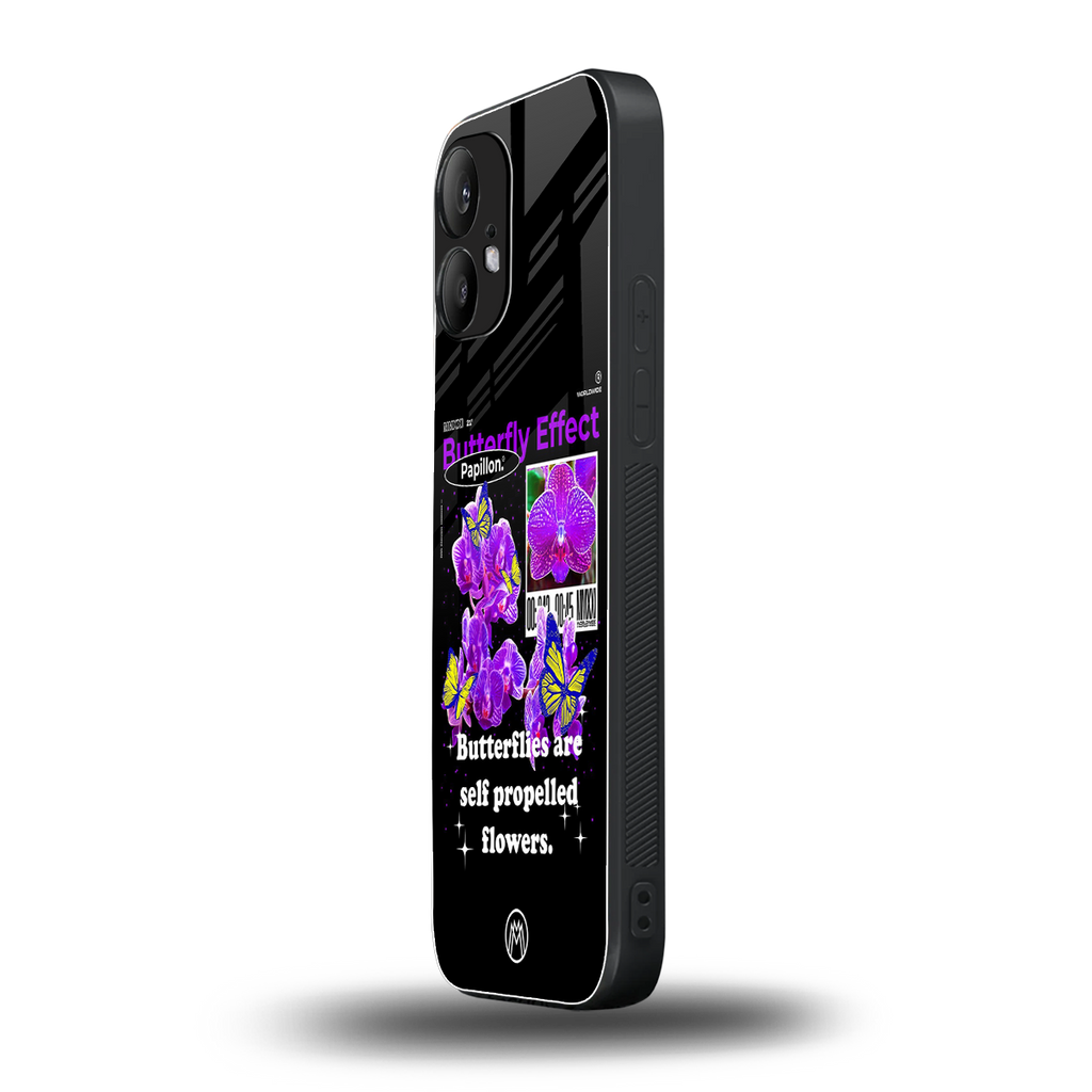 butterfly effect back phone cover | glass case for nothing phone 2