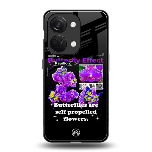 butterfly effect back phone cover | glass case for oneplus nord 3