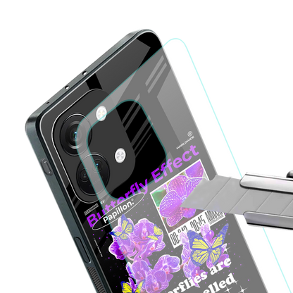 butterfly effect back phone cover | glass case for oneplus nord 3