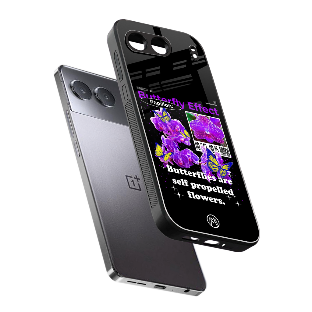 butterfly effect back phone cover | glass case for oneplus nord 4