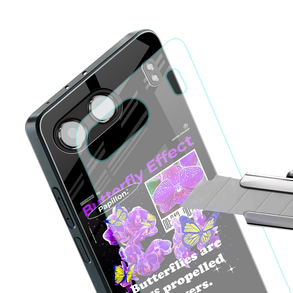 butterfly effect back phone cover | glass case for oneplus nord 4
