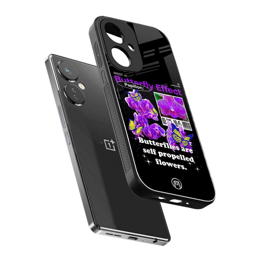 butterfly effect back phone cover | glass case for oneplus nord ce 3