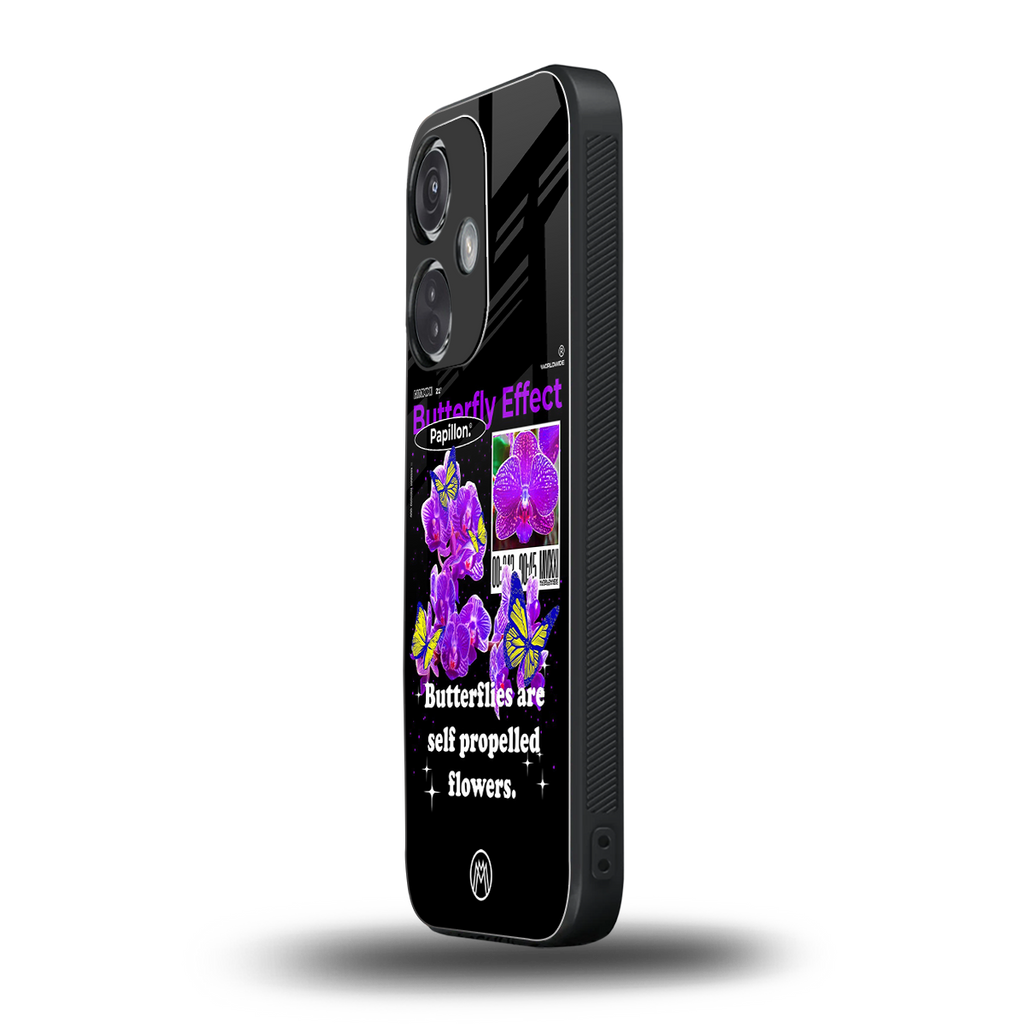 butterfly effect back phone cover | glass case for oneplus nord ce 3