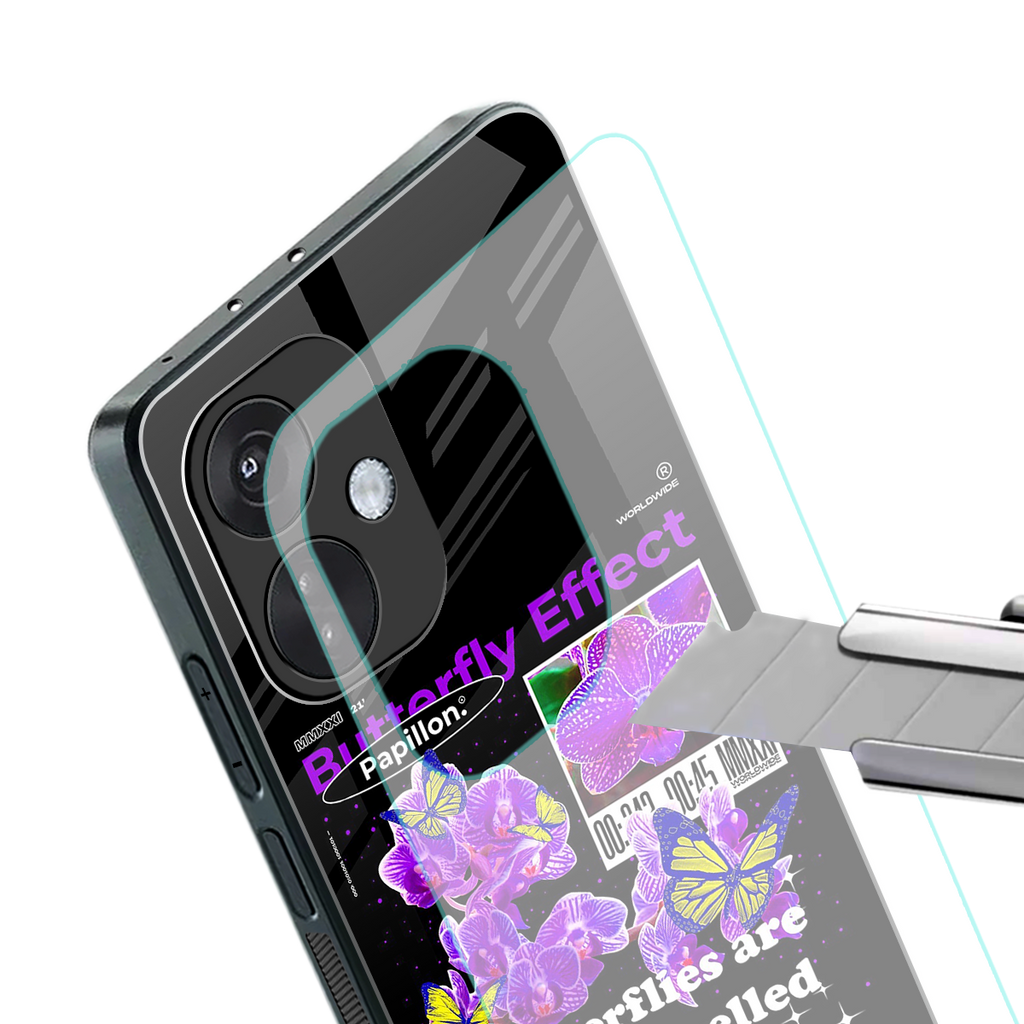 butterfly effect back phone cover | glass case for oneplus nord ce 3