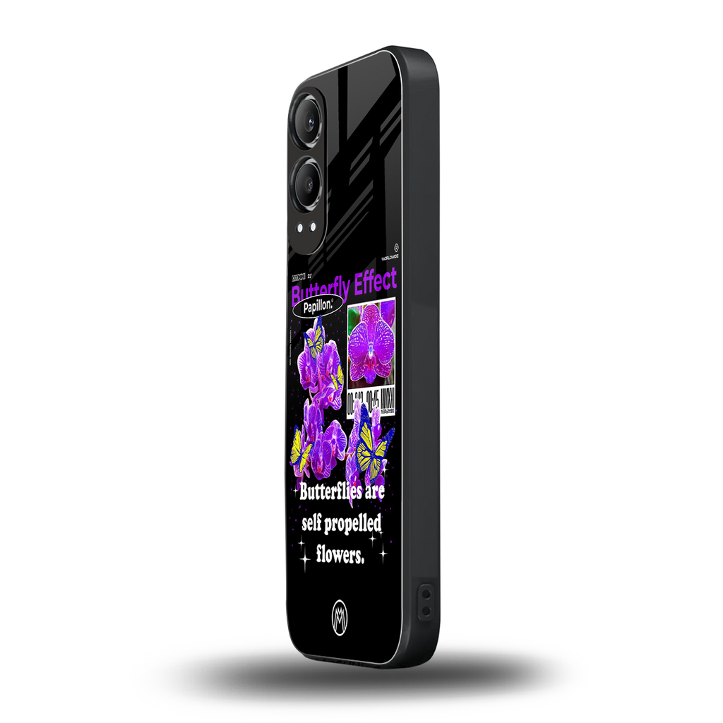 butterfly effect back phone cover | glass case for oneplus nord ce 4 lite