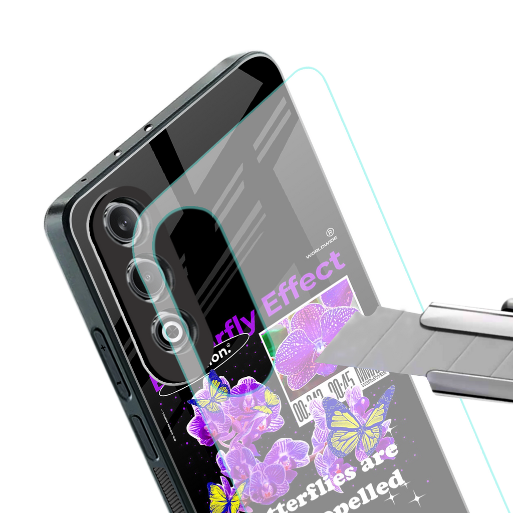 butterfly effect back phone cover | glass case for oneplus nord ce 4
