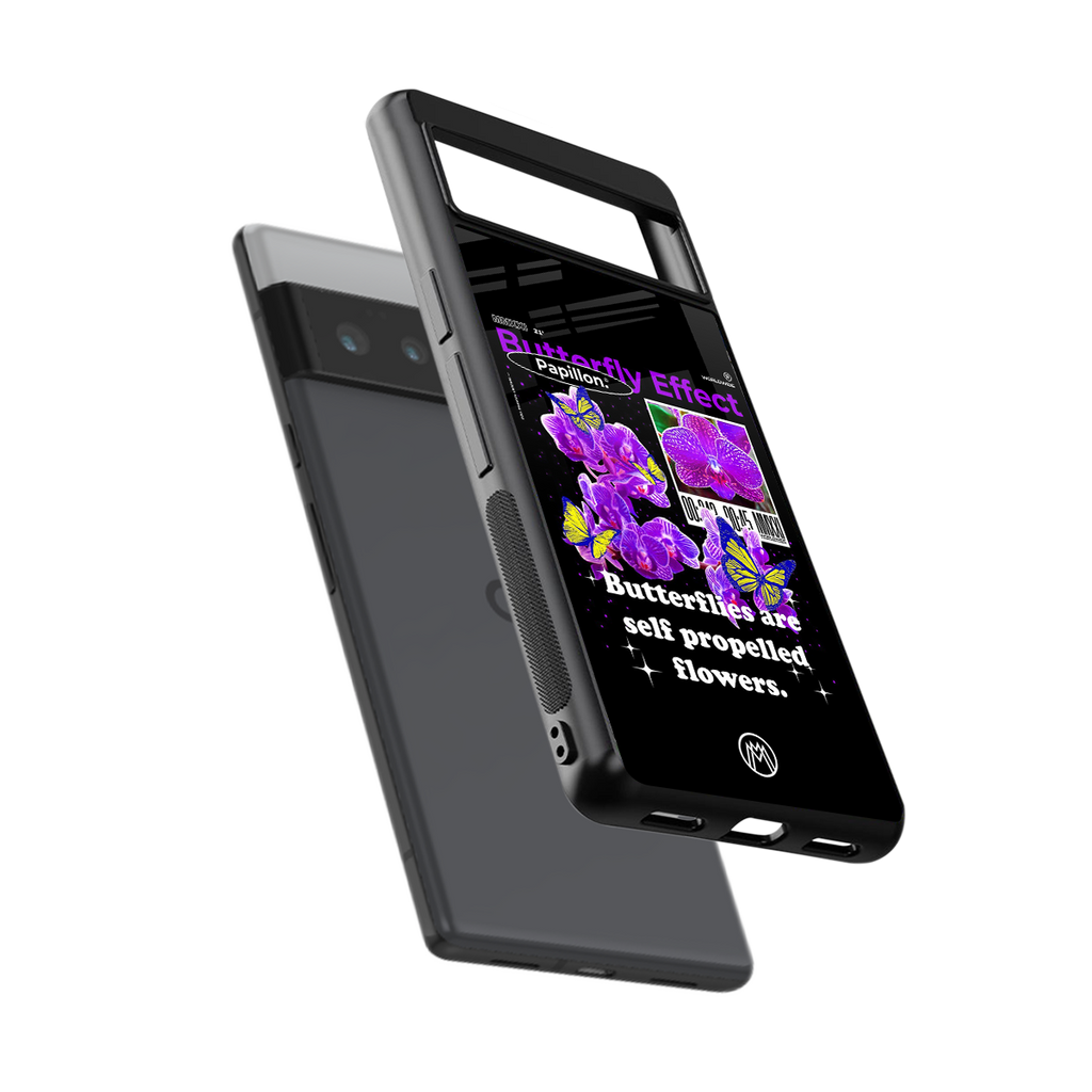 butterfly effect back phone cover | glass case for google pixel 6 pro
