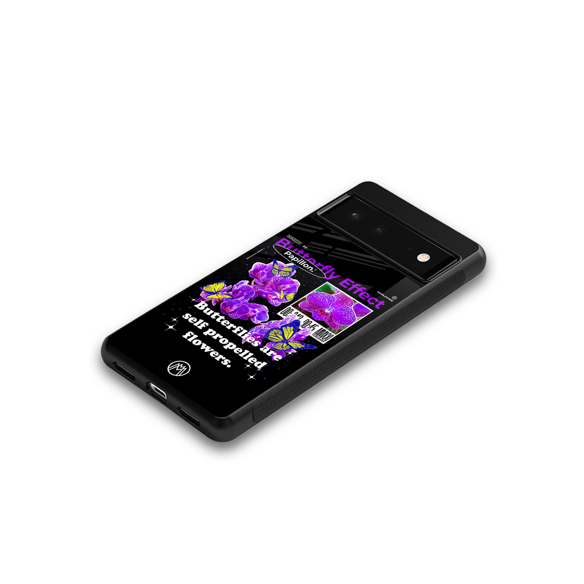 butterfly effect back phone cover | glass case for google pixel 6