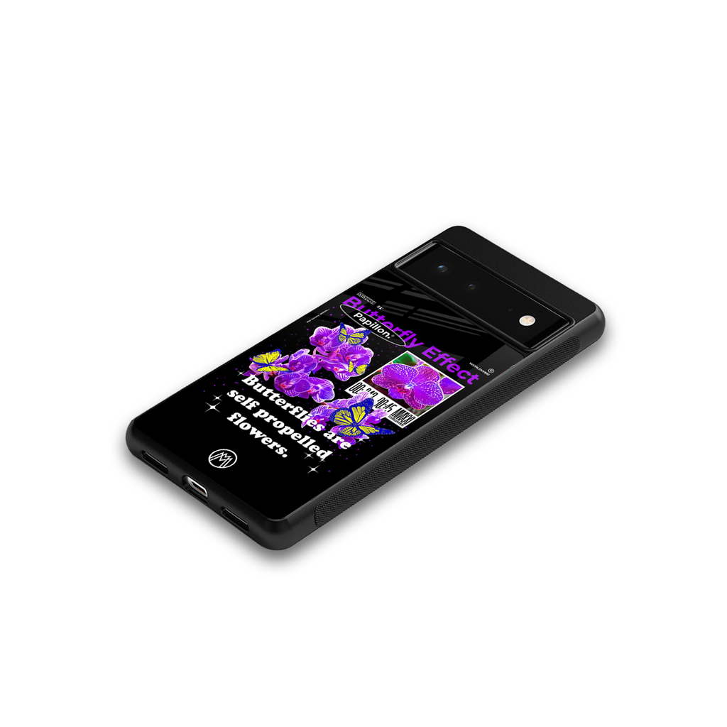 butterfly effect back phone cover | glass case for Google Pixel 6A
