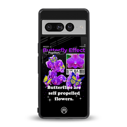 butterfly effect back phone cover | glass case for google pixel 7 pro