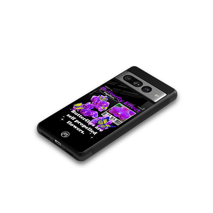 butterfly effect back phone cover | glass case for google pixel 7 pro