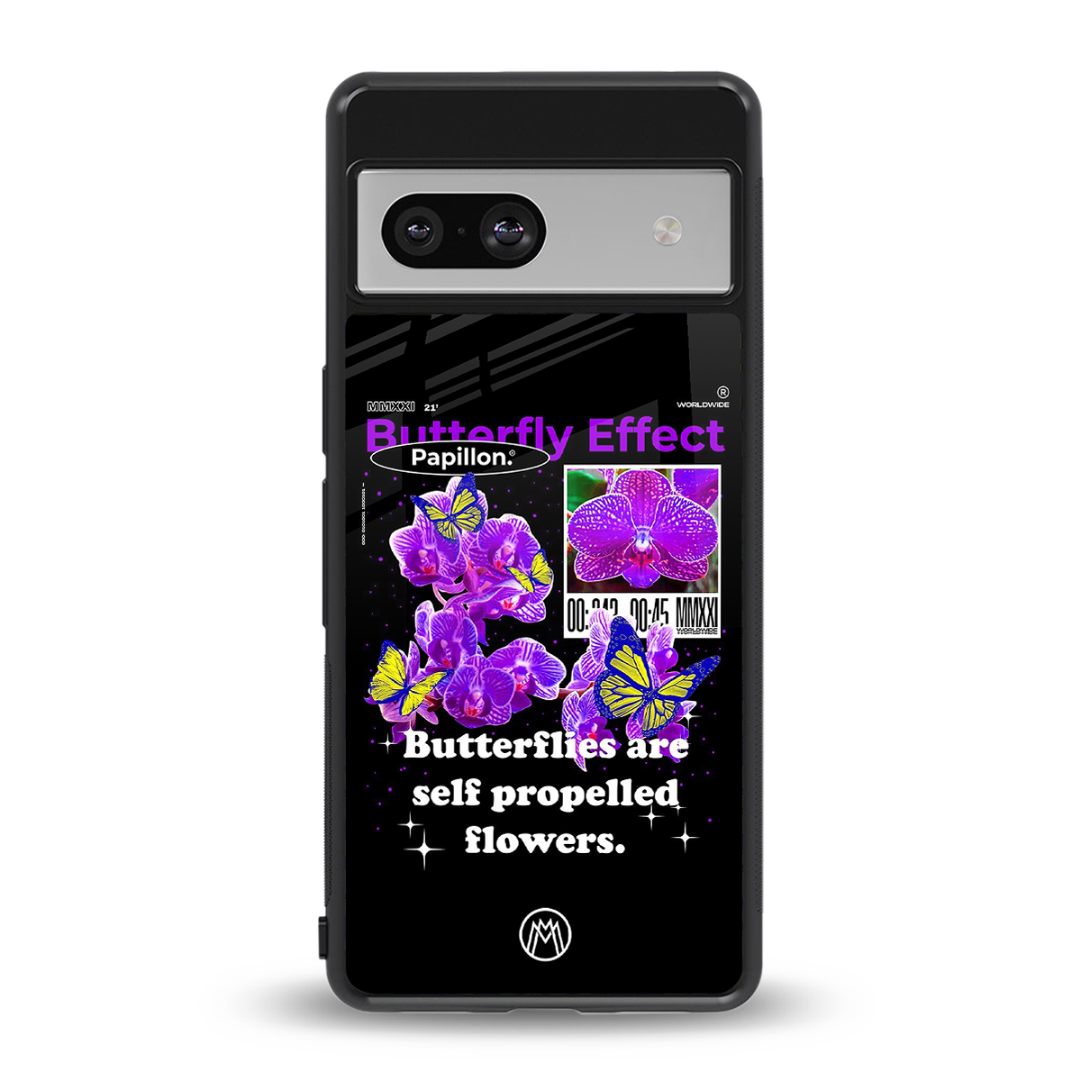 butterfly effect back phone cover | glass case for Google Pixel 7A