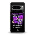 butterfly effect back phone cover | glass case for google pixel 8 pro