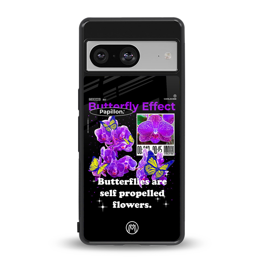 butterfly effect back phone cover | glass case for Google Pixel 8