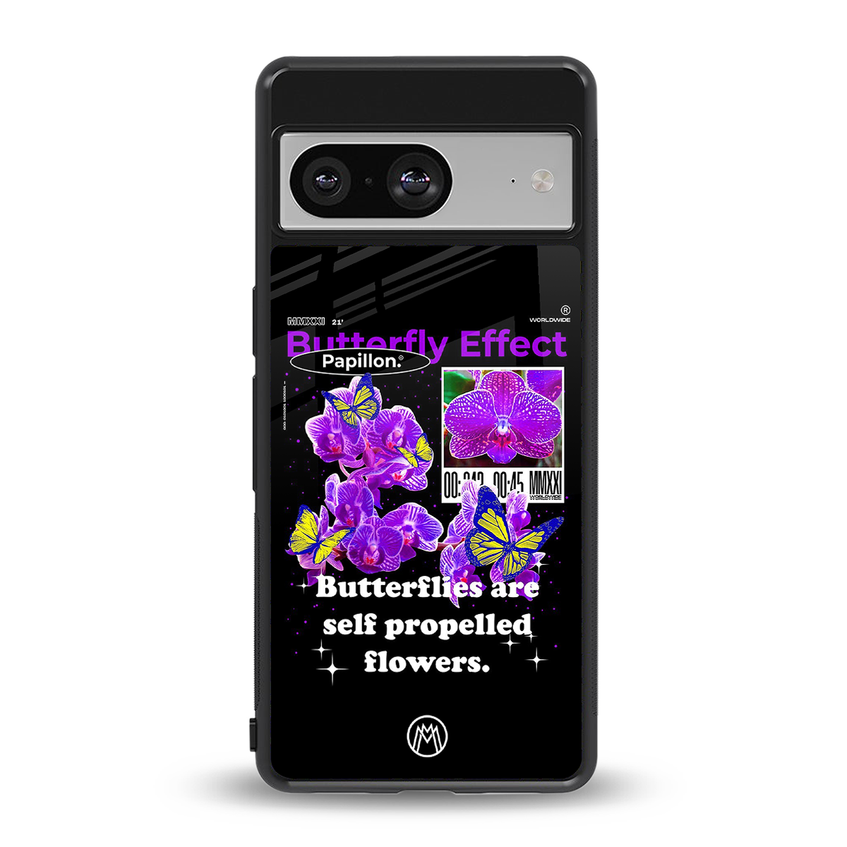 butterfly effect back phone cover | glass case for Google Pixel 8