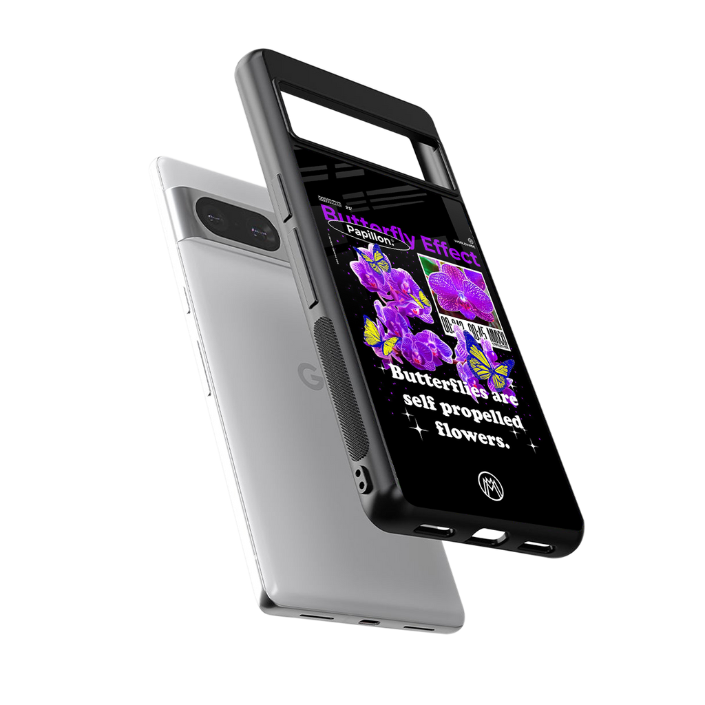 butterfly effect back phone cover | glass case for Google Pixel 8