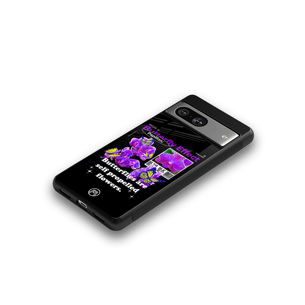 butterfly effect back phone cover | glass case for Google Pixel 8