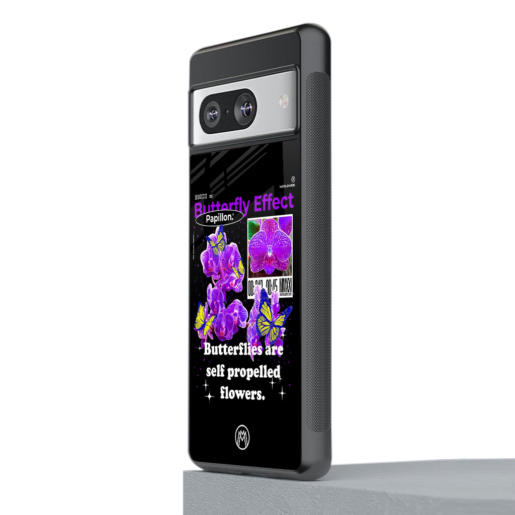 butterfly effect back phone cover | glass case for Google Pixel 8